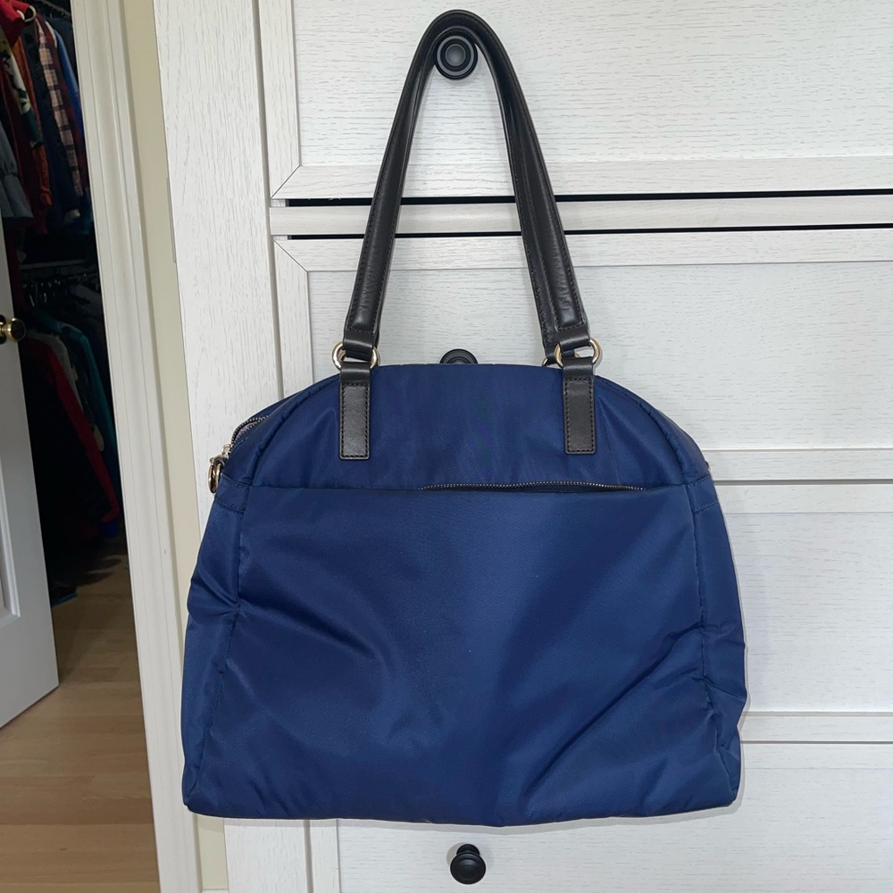 Gorgeous OG Lo&Sons bag —  blue w lilac lining